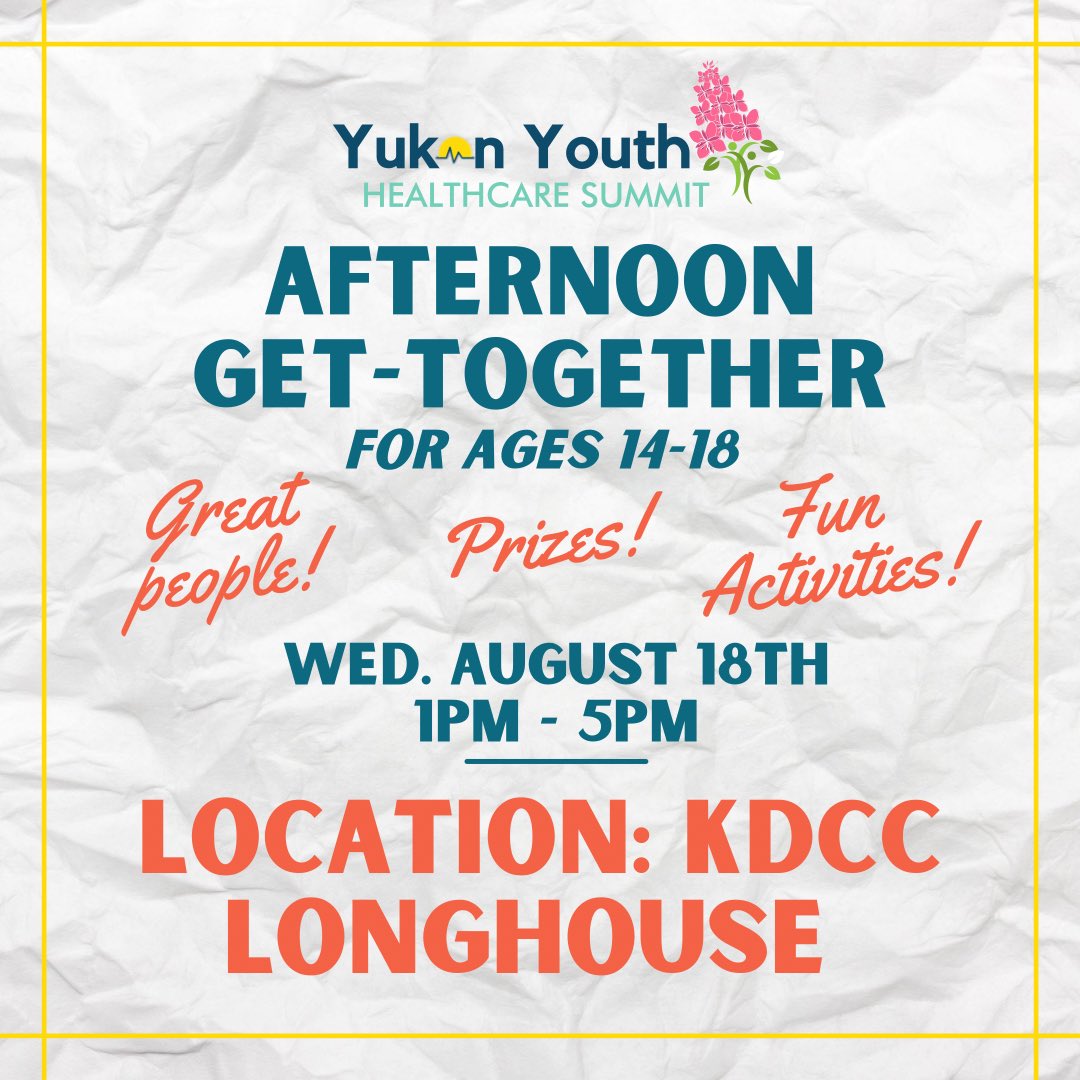 We can’t wait to see everyone tomorrow at 1pm! We will be at the KDCC Longhouse. You won’t want to miss it!