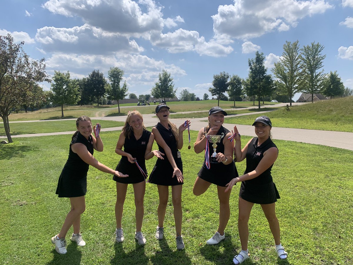 KMGIRLSGOLF's tweet photo. Team finished day 2 @BCLancerGolf @HomesteadGG Varsity BCH Invitational in 3rd place overall with a score of 314 (4 better than day 1) @kmdistrict @KMBoosterClub @GCAOWI #BeBrave #playFaster #YouHavePotential https://t.co/n3p5uRuw7Z