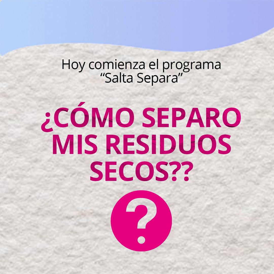 ElInfluencerAr's tweet photo. En #Salta ya comenzó a implementarse el Programa #SaltaSepara y aquí te explicamos sencillamente qué residuos se separan, cómo y qué días tenés que sacar cada uno https://t.co/cPCoYiVr3i