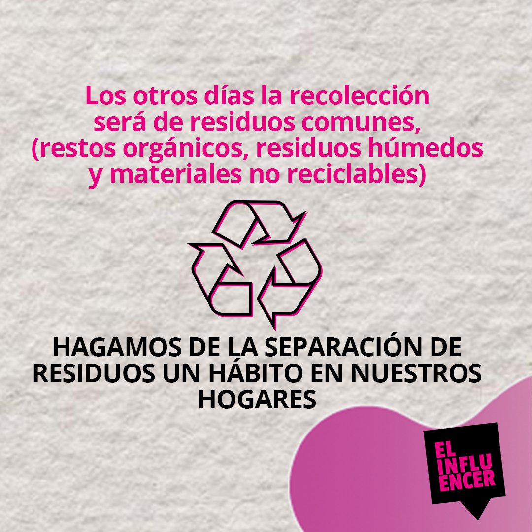 ElInfluencerAr's tweet photo. En #Salta ya comenzó a implementarse el Programa #SaltaSepara y aquí te explicamos sencillamente qué residuos se separan, cómo y qué días tenés que sacar cada uno https://t.co/cPCoYiVr3i