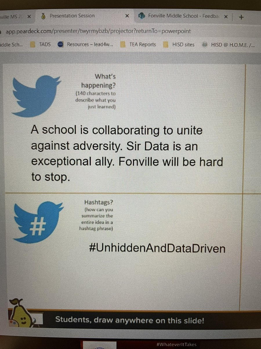 ❤️ this post by new teacher when asked to hashtag what he’d learned during Data talk #UnhiddenandDataDriven <a href="/Fonville_MS/">Fonville Middle School</a> @HISDMiddleSchls