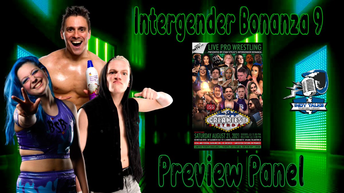QueenIndieCrnr's tweet photo. IndyTalks - Intergender Bonanza 9 Preview Panel Feat
@TheSizzlingOne @BillieStarkz and @MarcusMathers1 is now available on Youtube, Twitch, periscope, Facebook and all Audio Platforms
Link: https://t.co/vQeRRrWwo6
#Wrestling #Intergender #H2O #Podcast #RT #IG9 #Intergender https://t.co/7RqhJGdOFp
