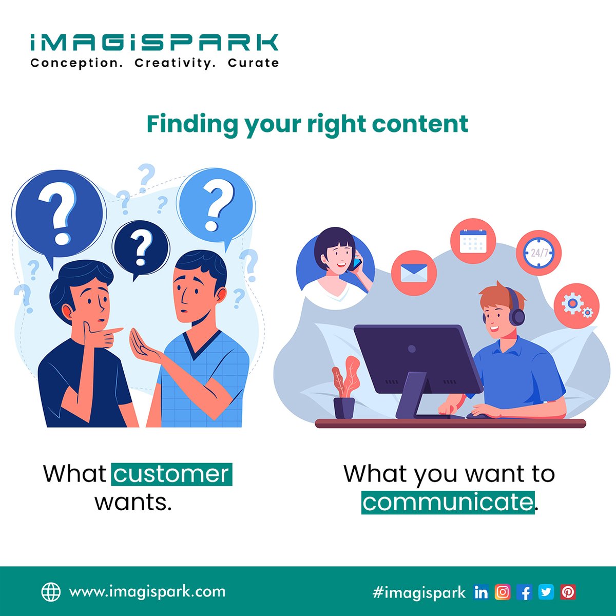 imagisparkk's tweet photo. Use the power of content marketing with high-quality content usage with Imagispark Management Services.
To know more:- https://t.co/P2VZS86xyJ
#digitalmarketing #marketing #socialmediamarketing #socialmedia #business #branding #seo #instagram #advertising #bestkals #imagispark https://t.co/wuiZvCgqM6