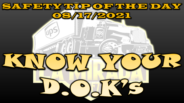 LaMiradafeeder's tweet image. #safetytipoftheday #knowyour #DOKs 
@divine2wincom @jhartups @1JamesODonnell @UPSCERCAsafety @ComptonFeeder @OCFeederUPS @OCFeederSafety