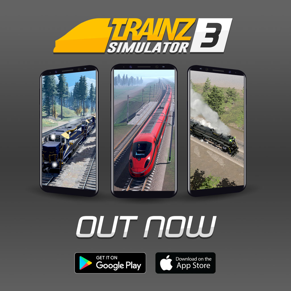 n3vgames's tweet photo. Trainz Simulator 3 is now live. Get your copy on Android or iOS now! https://t.co/4zRqPh1B8g https://t.co/GPrYVH6znO