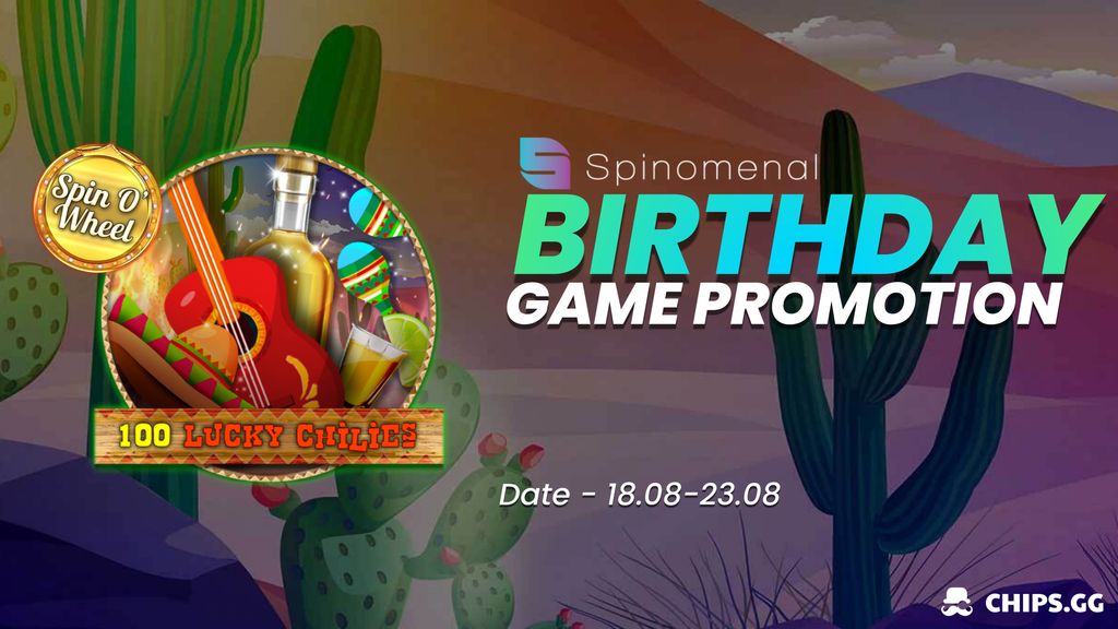 The spicy slot ‘100 Lucky Chilies’ from Spinomenal, is celebrating its 1st birthday 🎂 

Play now for your chance to spin the wheel and win 5-500 free spins!

🌶 bit.ly/3spZoq9

#Gamblingtwitter #Freespins #Cryptocasino #BSC #Bitcoincasino