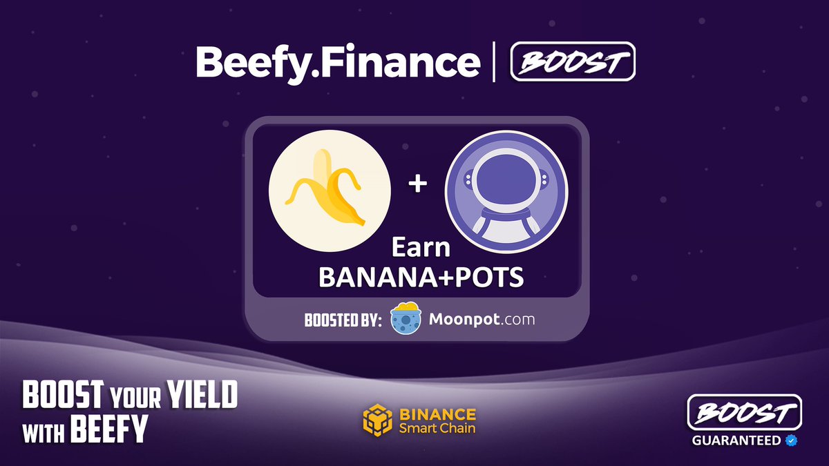 August 17th @beefyfinance 

▫️ New $BANANA Vault Boosted
▫️ #BeefPOTS Meme Winner Announcement
▫️ #ibALPACA Vault Update
▫️ 3 @QuickswapDEX Vaults
▫️ @DinoSwapHQ Vault