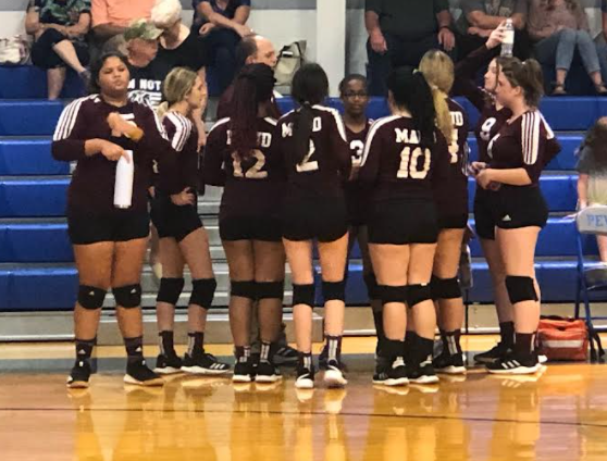 MaudTXISD's tweet photo. We want to congratulate our JV Volleyball Team. They defeated Paul Pewitt in two straight sets tonight! Way to go ladies! #MaudTXISD #TogetherWeAre https://t.co/qxilQD0Lwt