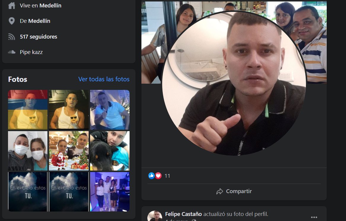 mrmldt's tweet photo. idiotas diciendo que este tipo Felipe Castaño es uribista y paraco, pero un uribista no pone la banderita al reves. https://t.co/8gKLtOiuZ7