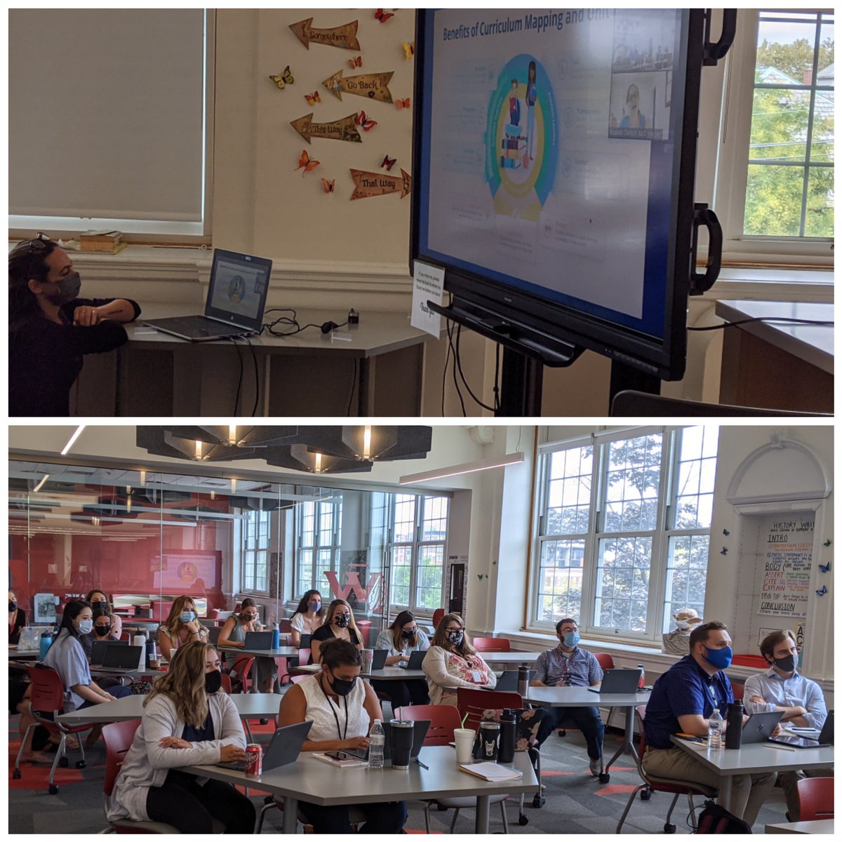 FAmato53's tweet image. Loved seeing our new staff in-person today for a full day of orientation &amp;amp; #training! Wee are getting ready to achieve, imagine &amp;amp; motivate in Sept. #WeeLearn #Weehawken @WeehawkenTSD @EricCrespoEDU @al_orecchio @KLLieblich @MissPerucki @RobFerullo4 Thanks @RubiconAtlas