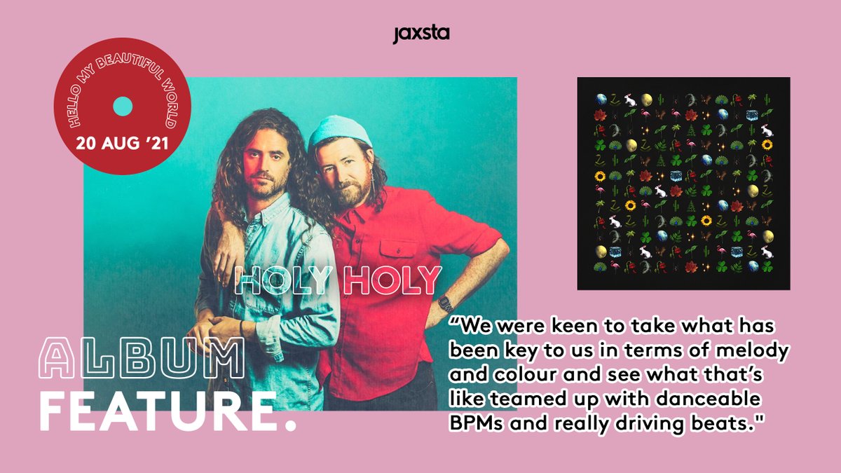 vnlasx's tweet photo. Holy Holy / @holyholymusic talk to Jaxsta about their new album, ‘Hello My Beautiful World’, which is out this Friday. 📸: Wilk

Read the full interview: https://t.co/1eyqNKLIsH

#HolyHoly #NewMusic #HelloMyBeautifulWorld https://t.co/h7bAUzJzIG