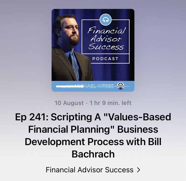 DelineJacovides's tweet photo. Today’s podcast listen by @MichaelKitces #neverstoplearning https://t.co/VVFv5PFHE2