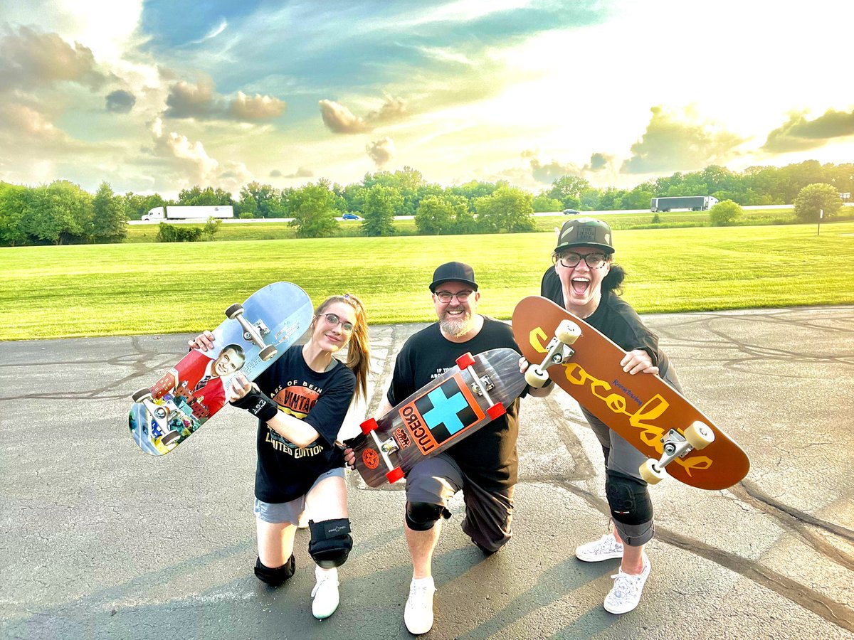 Mrs_Wisehart's tweet photo. Have you ever wondered what your Associate Principal does outside school? Hmmmmm… @brewerhm #principalswhoskate #wearedekalb #skateboarding #education #imnotthatgood https://t.co/Ku9ZmfMktP