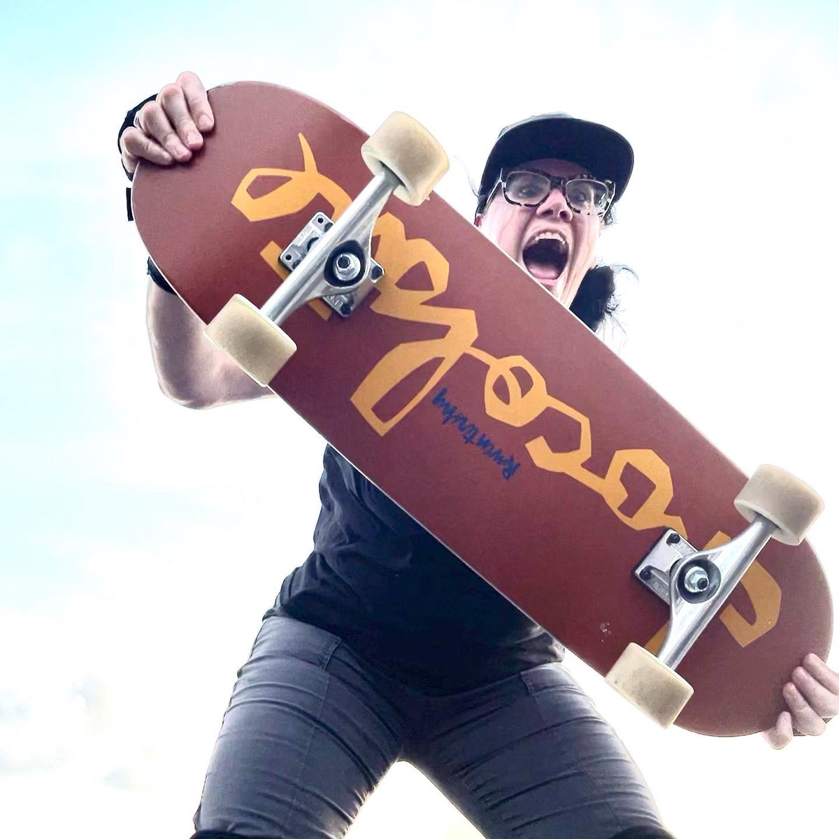 Mrs_Wisehart's tweet photo. Have you ever wondered what your Associate Principal does outside school? Hmmmmm… @brewerhm #principalswhoskate #wearedekalb #skateboarding #education #imnotthatgood https://t.co/Ku9ZmfMktP