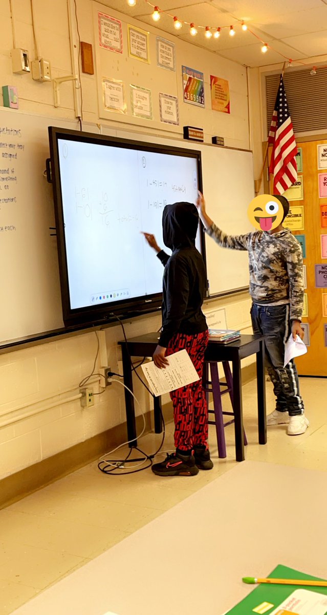 mathandmadness's tweet photo. Y’all … it’s day 4 into math content & these kids are being rockstars sharing out & leading our class! 😼 #goldenbearsrock #mathandmadness #CHALLENGEconnectionscommunity @VineMSKnox https://t.co/PJVLEYR3W3