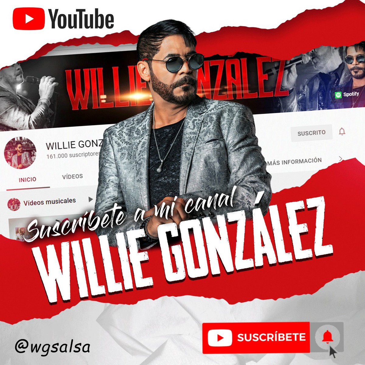 Suscríbete a mi canal de YouTube.com/williegonzalez…