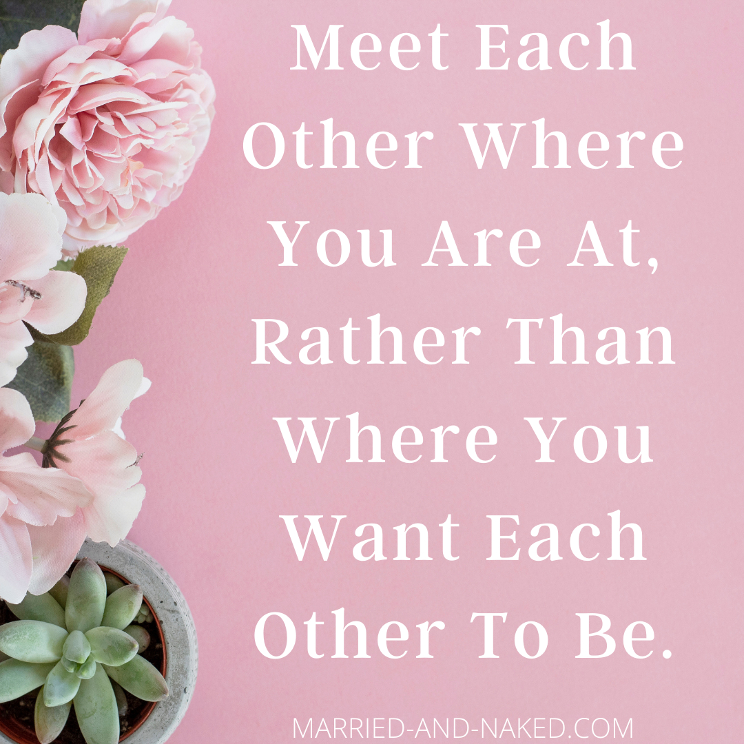 Most of my married life my husband and I have been trying to change each other.

I secretly, and not so secretly, wished for him to be different.  I wished for him to be more like me.  

And this wishing, inevitably, caused a lot of conflict.  

Guess what changed everything?

Th