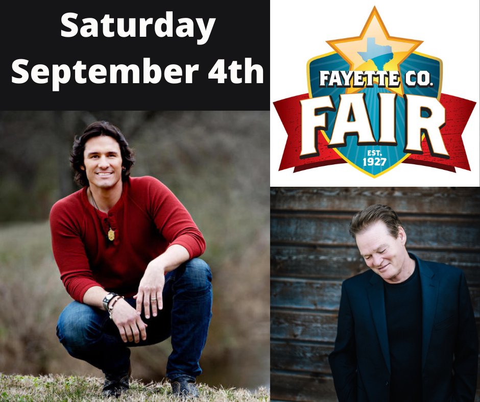 kenranprod's tweet photo. Still time to get your tickets to @FayetteCoFair for next Saturday's show with @dougstonetour &amp; @JoeNichols!! Tickets can be purchased in person from a Fair Queen Candidate or online at:  https://t.co/3Ya88AIlso https://t.co/DFOtLHlyBD
