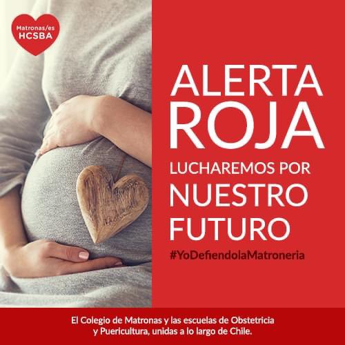 MatroneriaHcsba's tweet photo. #alertaroja 
#matroneriamovilizada 
#noalcodigosinelrojo 
#matroneriasedefiende 
@ChileMatrones @MatronasStgo @DMatroneria @ministeriosalud @gabrielboric @karygonzlz @Prensa_Karol @MiguelCrispiS https://t.co/u3Mq2UnCrc