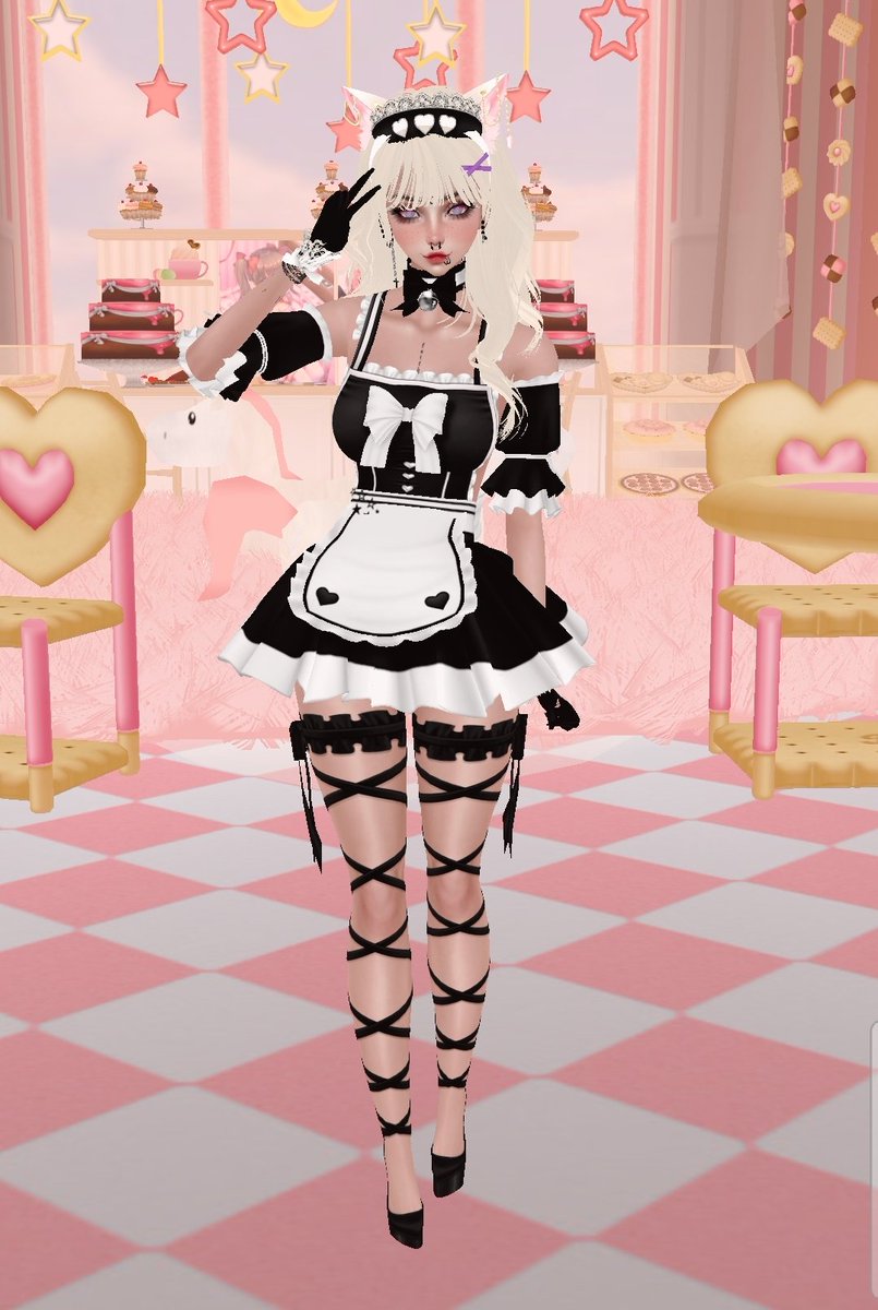 Bellalimvu's tweet photo. 𝑊𝑒𝑙𝑐𝑜𝑚𝑒 𝑏𝑎𝑐𝑘 𝑆𝑖𝑟  😸
#imvubimbo #imvuslut #vuhub #imvu #imvumaid #frenchmaid #maid https://t.co/ZiS6ixl9Fq