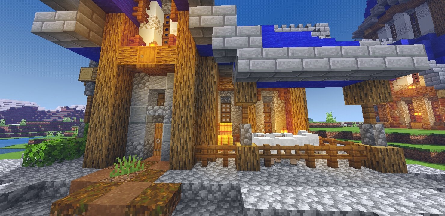 Minecraft: Casa Medieval com Torre/Medieval House with Tower
