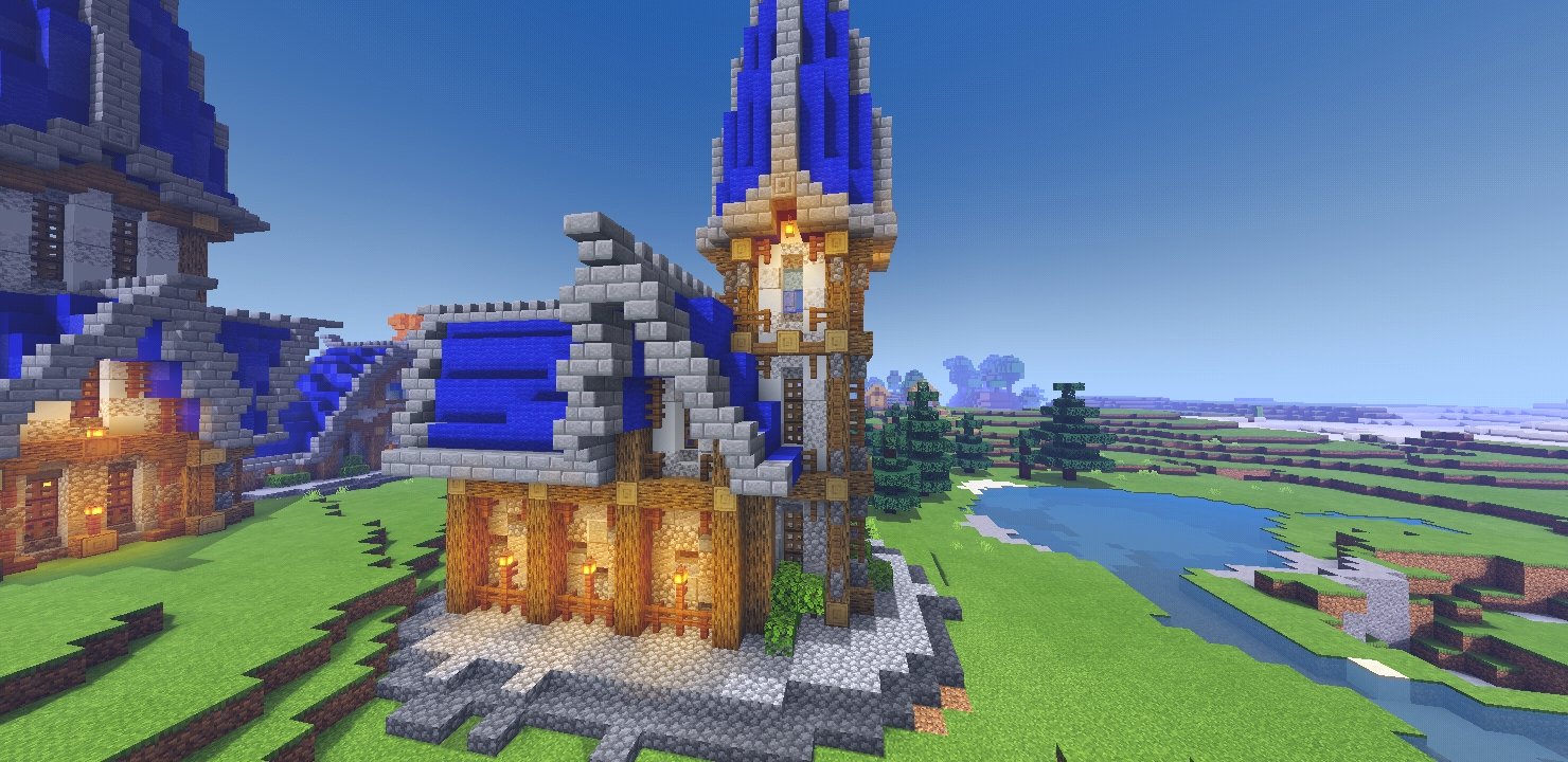 Construções Que Você Pode Fazer No Minecraft on X: Casa medieval