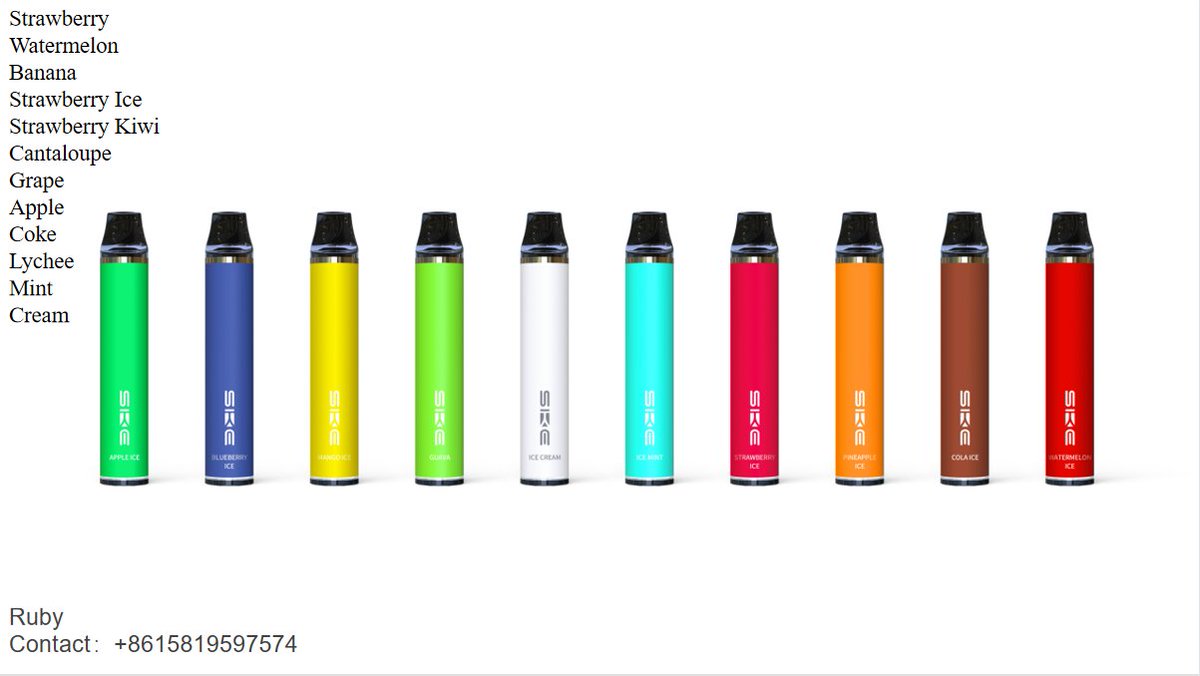 RubyChe48746213's tweet image. 1500puffs-5ml-850mAh
Stainless steel
Strawberry
Watermelon
Banana
Strawberry Ice Cream
Strawberry Kiwi
Cantaloupe
Grape Apple
Coke
Lychee:
More info. at sikaryvapor.com
Vape factory provide OEM/ODM
Contact: +86 15819597574( Ruby)
#vape #disposable cigaretts #e-cigaretts