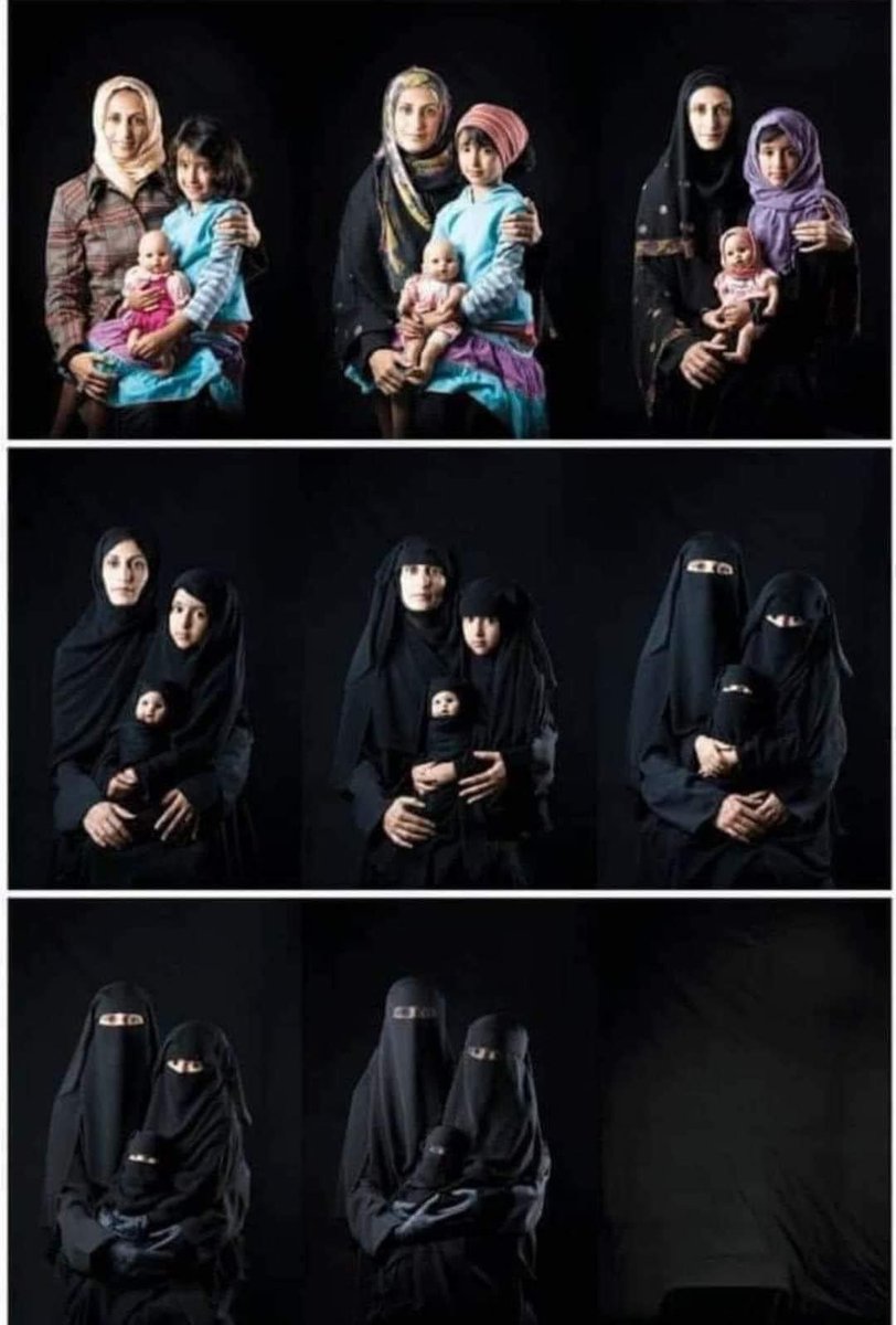 Amy_Siskind's tweet photo. ′′The disappearance of the woman′′
Artwork by an Iranian photographer. https://t.co/dyYUDcrrG4