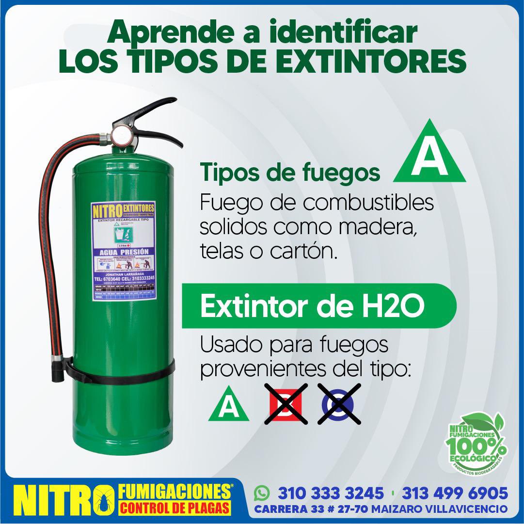 reunirse Oriental Catástrofe nitroextintores on Twitter: "Tipo de fuego 🔥 Clase A ✓ #extintores  #recargaextintor #controldeplagas #extintorescertificados #fumigacion  #yocomprollanero #villavicencio #bogota https://t.co/FdrNiNiqnW" / Twitter