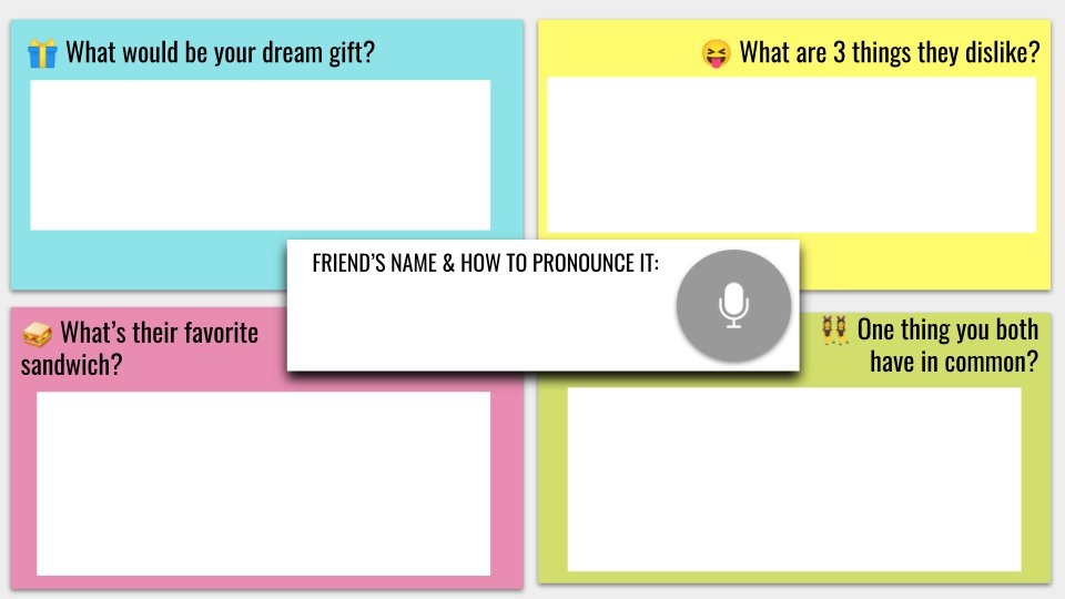 historysandoval's tweet photo. Students will be "Frayering a Friend" in groups tomorrow. Added @justmoteHQ audio for students to pronounce their peer's names @eduprotocols https://t.co/7EeQXm8eLs https://t.co/TFZep71Y7V