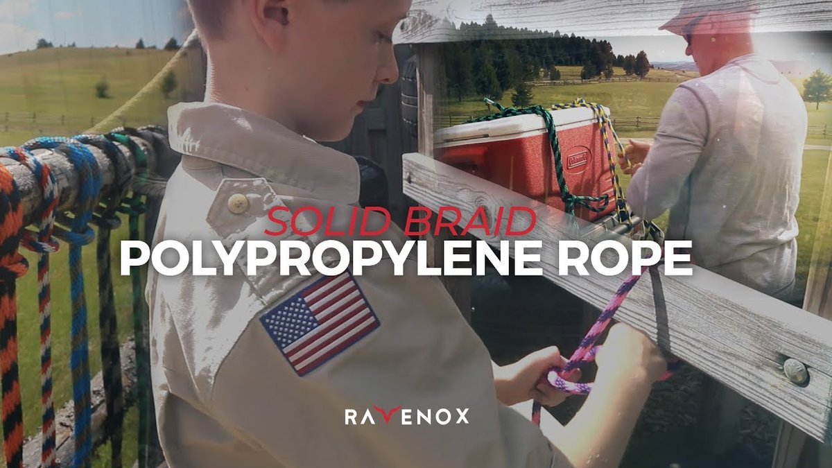 Getting to know @RavenoxUSA: Solid Braid Polypropylene Utility Rope

This mold and mildew resistant cordage also boasts strength and beauty in color! #utilityrope #derbyrope #outdoors 

youtu.be/4CMfUuxG4ow