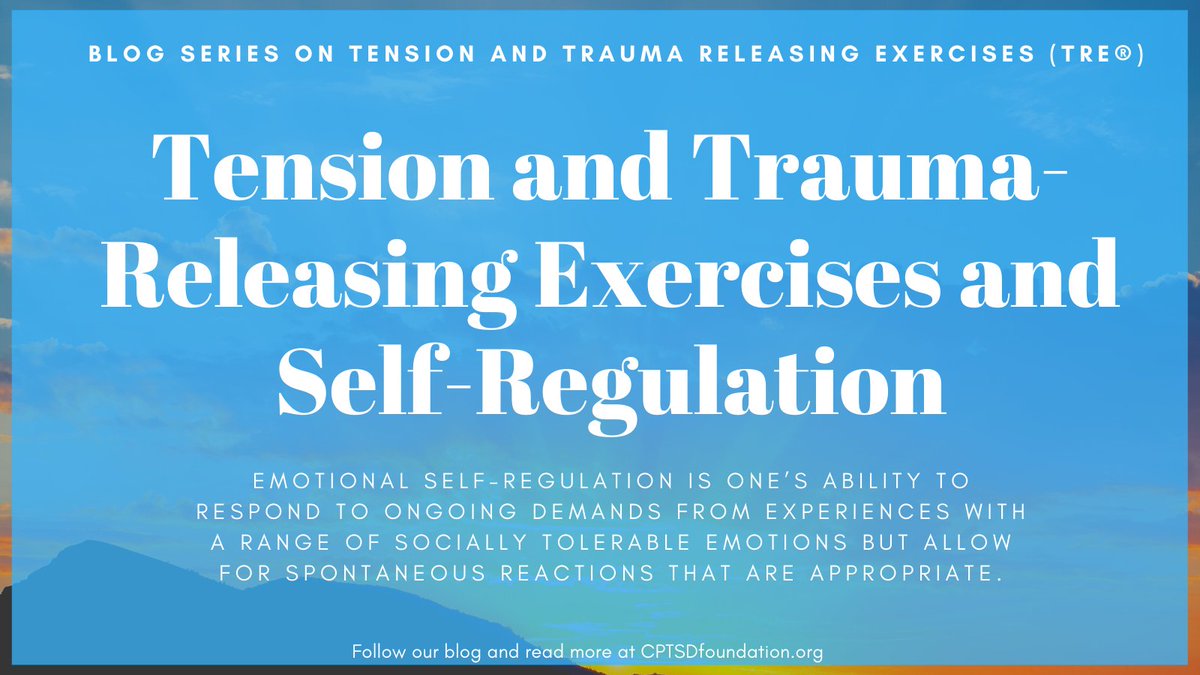 cptsdfoundation's tweet photo. Stress is often at the root of the dysregulation that leaves survivors struggling in their lives and relationships.
Trauma Releasing Exercises (TRE®) can lower stress by releasing tension. This article looks at how TRE® can help survivors self-regulate. https://t.co/2ySDpuEvuK https://t.co/ASnUPF9uAF