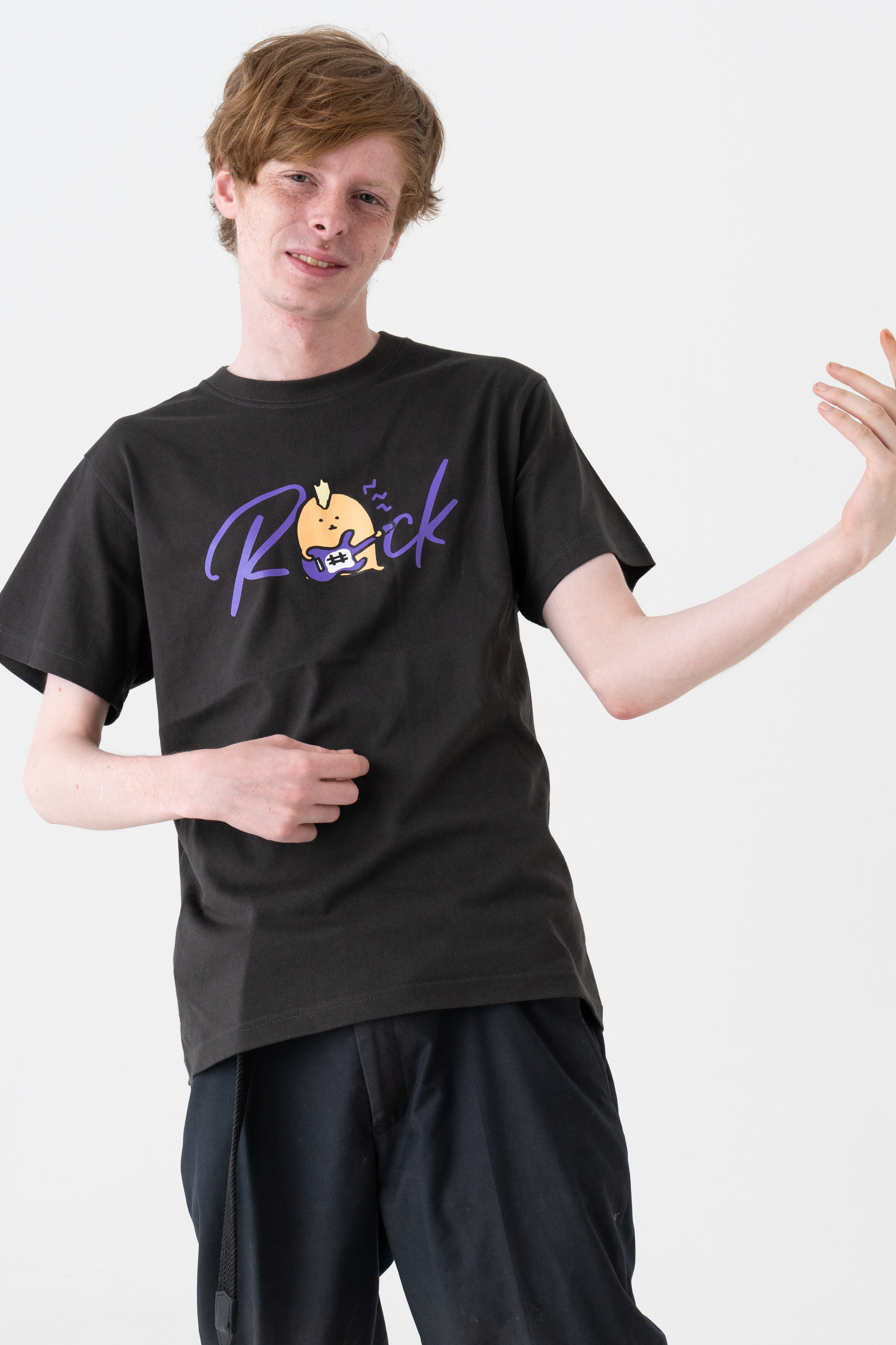 もぐらコロッケ ラッパー TシャツXL 【今週中に売れなかったら消します】 ナガノマーケット もぐらコロッケ もぐコロ Tシャツ ラッパー XL