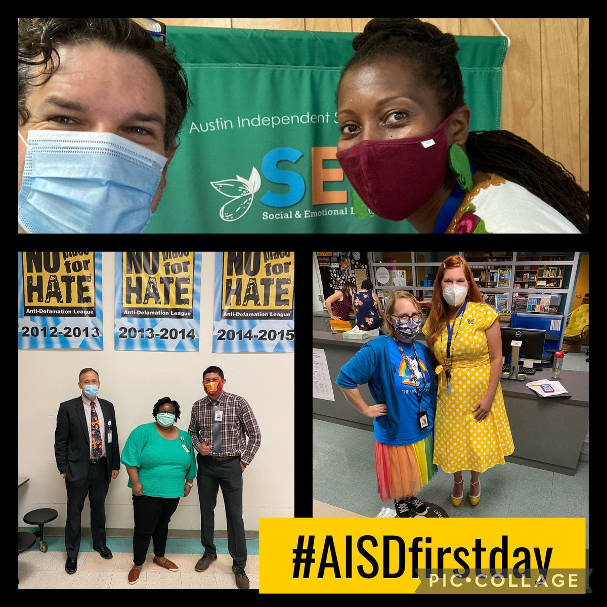 Mocha_Minds's tweet photo. My feet are tired but my ♥️ is full. #AISDfirstday I sent time with @navarro_vikings @GPA_Lanier in the morning and @JHoustonElem in the afternoon. Such a warm welcome for our students and families. @AustinISDSEL https://t.co/EcqYXymMZQ