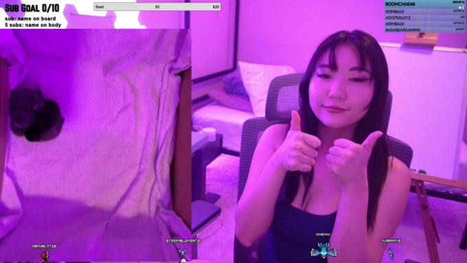 I'm going live right now and i have a kitten cam come hangout and chill with us!!!   https://t.co/lWujWPsroK