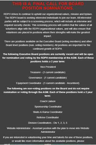 It's your last chance to sign up for our AGM on August 19th 6:30 to 8:00 at Setters Place. We hope to see you there!
signupgenius.com/go/70a054da8a7…