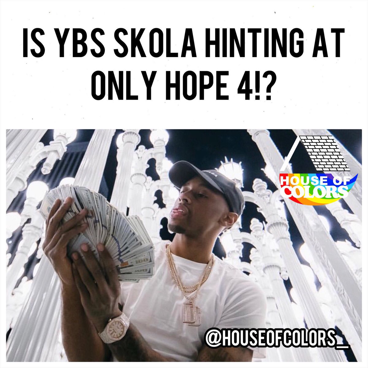 HouseofColors_'s tweet photo. Is #YBSSkola (@SkolaYbs) hinting at a #OnlyHope4 album release? #HouseofColors #OH4 #Music #MusicNews #YoungBallersShinning #Baltimore #Thoughts https://t.co/mCFi8rzWqu