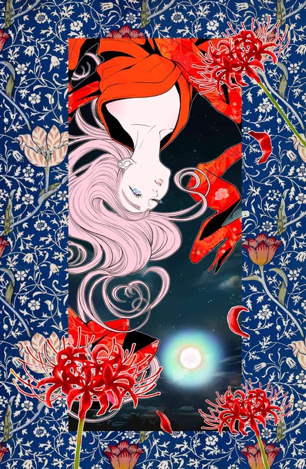 漫画『月の子供は夜踊る』発売中です!・イラスト #illustration 