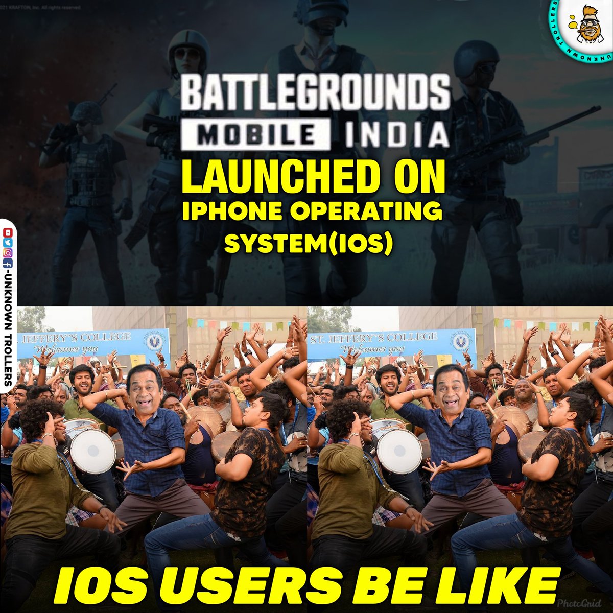 TrollersUnknown's tweet photo. BGMI For iOS 🥳
Download from App Store
#BGMI #bgmiios #BgmiOnIos #Pubg https://t.co/0wgtSBEtfK