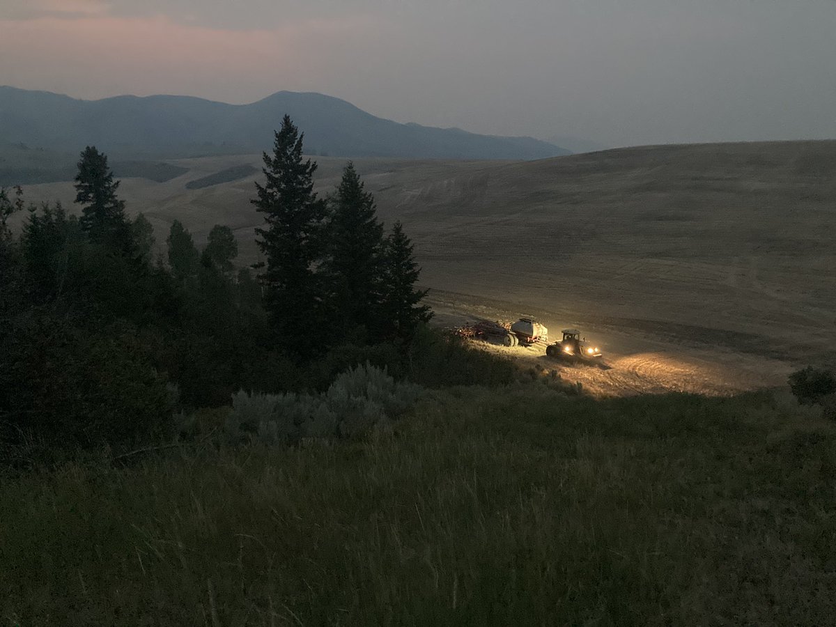 I can’t grow corn, and sometimes not even that good of wheat. At times I even think this is Hell. But I have some pretty views as I hike up the hillside back to my rig for the night.