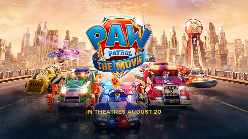 PAW PATROL: THE MOVIE opens Friday 8/20!
Tickets &amp; showtimes at: clevelandcinemas.com/movie/310237/P…