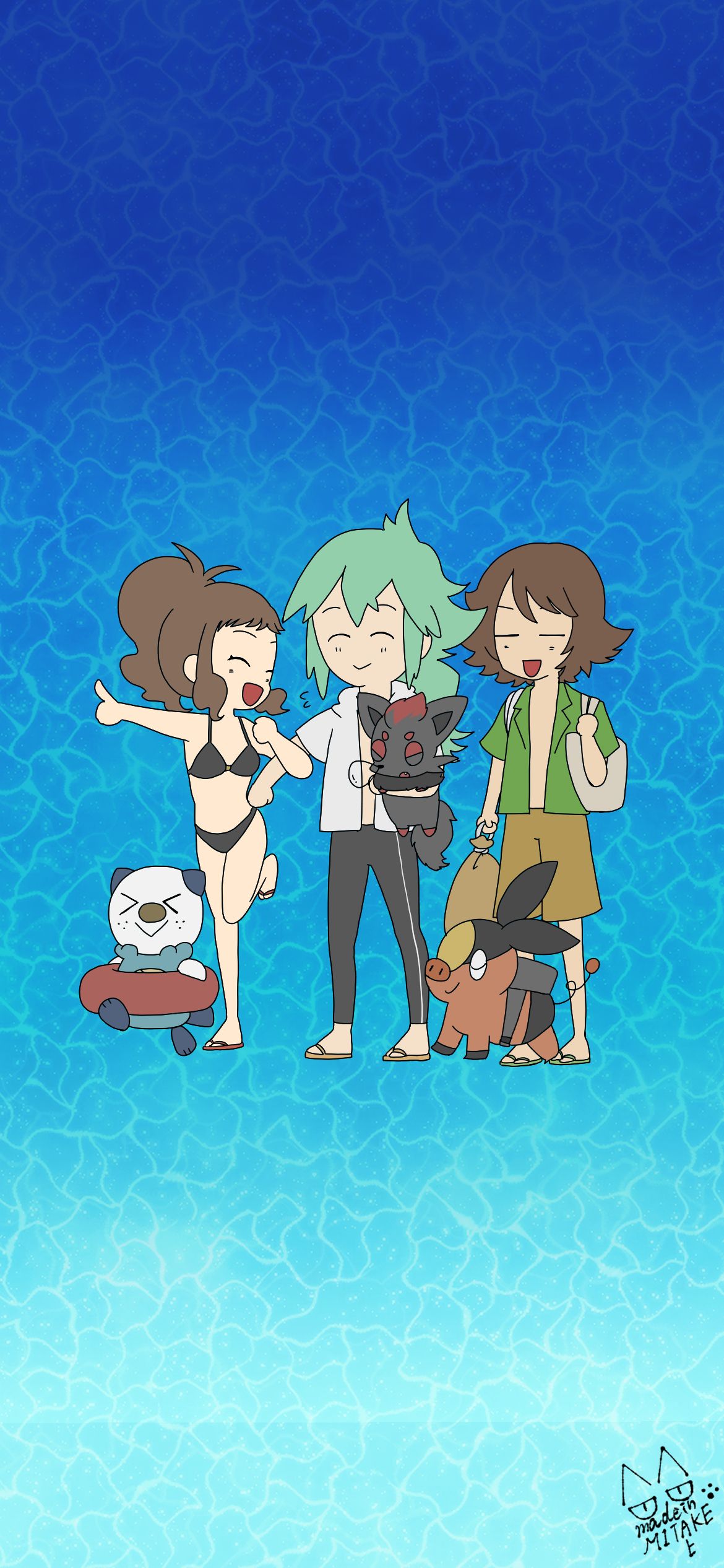 ミタケ ポケモンはbwが1番好きで主人公達も好きです アニメも観てました ゲームも何回もリセットしてやりました Nトウコトウヤ イラスト ポケモン ポケモンbw T Co R9khovjees Twitter
