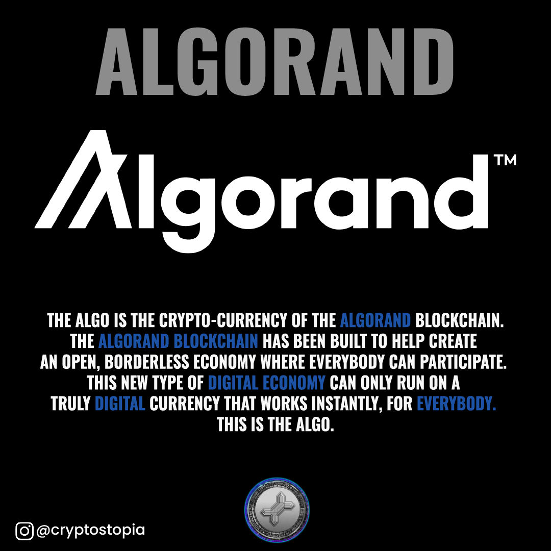 cryptoikeri's tweet photo. ALGORAND 💵 💰 

Checkout  @cryptostopia #Cryptostopia
- Instagram @ceoiikeri/ @cryptostopia
- Discord @cryptostopia

#blockchain #cryptonews #trading #Trendingcrypto #btc https://t.co/THxAmMLql6