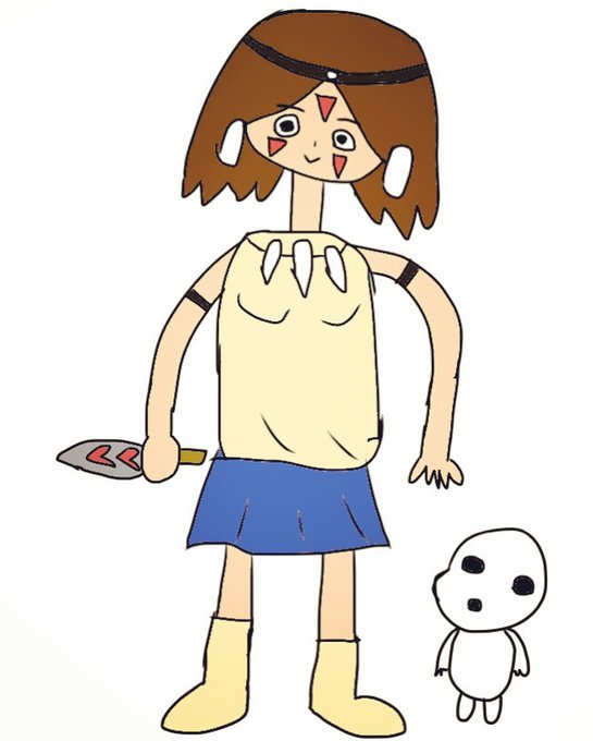 もののけ姫のtwitterイラスト検索結果