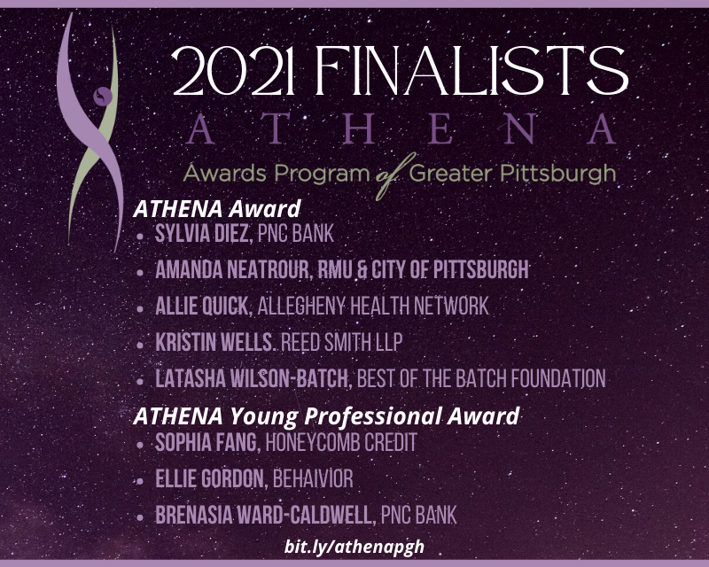 EdgeLeadershipS's tweet photo. The ATHENA Awards Program of Greater Pgh Finalists have been announced &amp; we're gearing up for a beautiful luncheon on Fri, Sept. 10! If you’d like to join us to celebrate these outstanding women, head over to: https://t.co/kTa6M1zbLq
 
#ATHENAPGH #womenleaders #mentorshipmatters https://t.co/tsmRuDwKbf