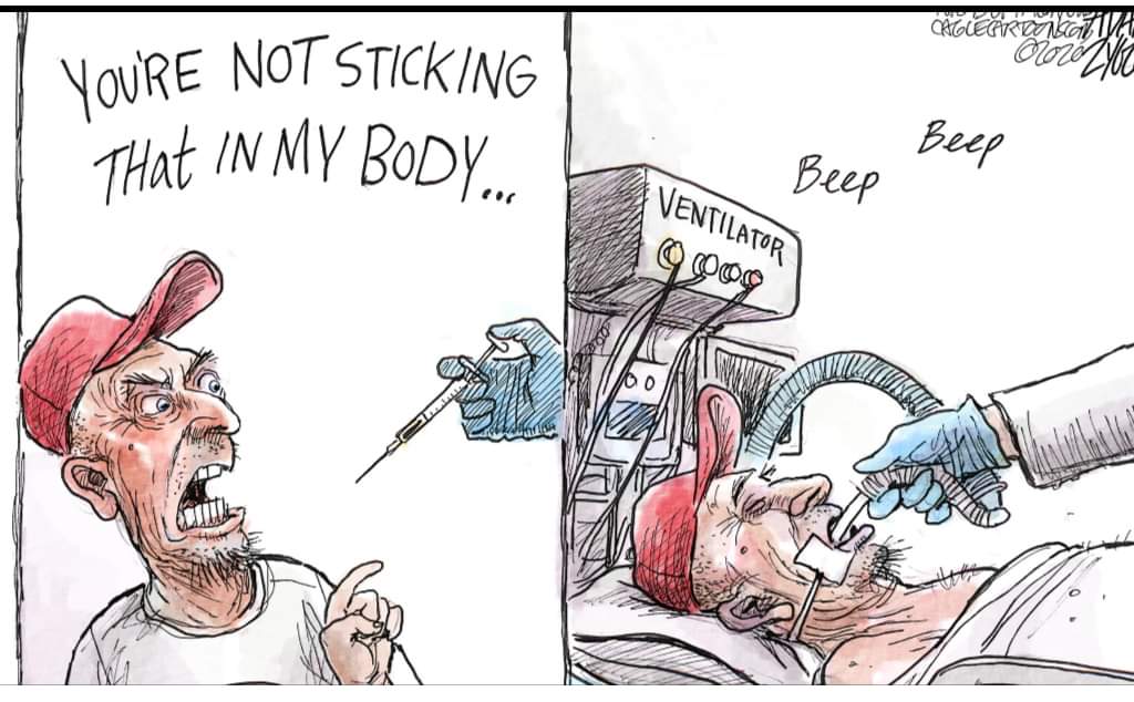 SarahHe69151294's tweet image. How frustrating it must be for you! I'll bet some days you just want to shake some sense into their families.
I'm so sorry this pandemic is dragging out because of anti-vaxxers &amp;amp; anti-maskers, making the job of our healthcare professionals hell.
God Bless