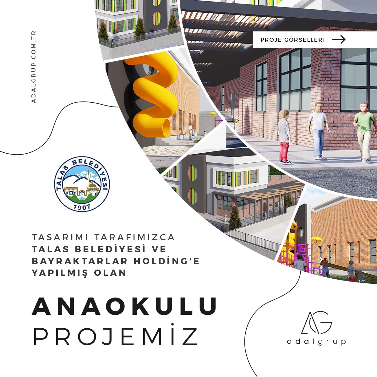 AdalGrup's tweet photo. Tasarımı tarafımızca Talas Belediyesi ve Bayraktarlar Holding’e yapılmış olan anaokulu projemiz ⤵️ 

#adalgrup #architecture #ınteriordesign #engineering #construction #mimarlık #mimariçözümler #içmimarlık #architect #kayseri #talasbelediyesi #anaokuluprojesi https://t.co/qZPgmxBJHs