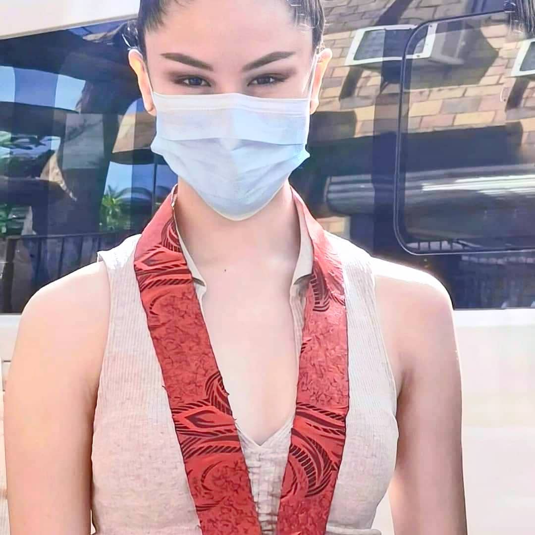 PageantPH's tweet photo. LOOK | Miss Universe Philippines 2021 Masbate Kirsten Danielle during courtesy visit with Hon. Edgar S. Condor, Municapal Mayor, Municipality of Cawayan, Masbate

Photos via mightykisses18

#MissUniversePhilippines2021
#Kisses4Universe
#KissesDelavin https://t.co/6GsnHEpyHh