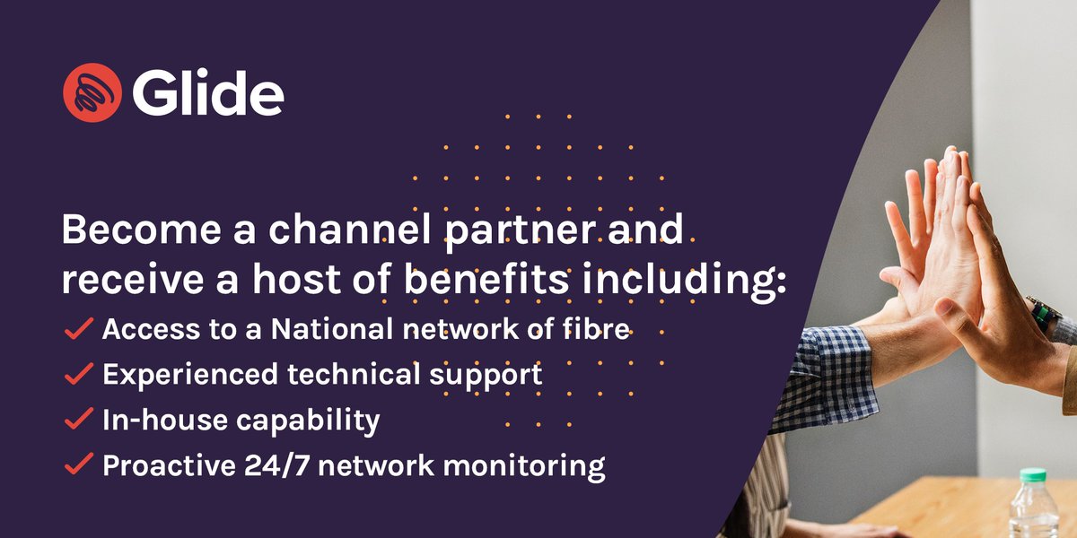 Partnering with Glide will be the best decision your business makes this year... glidegroup.co.uk/fibre-leased-l…