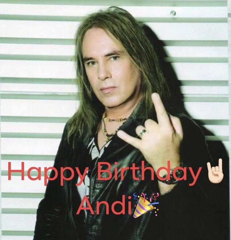 Happy birthday Andi Deris                     
